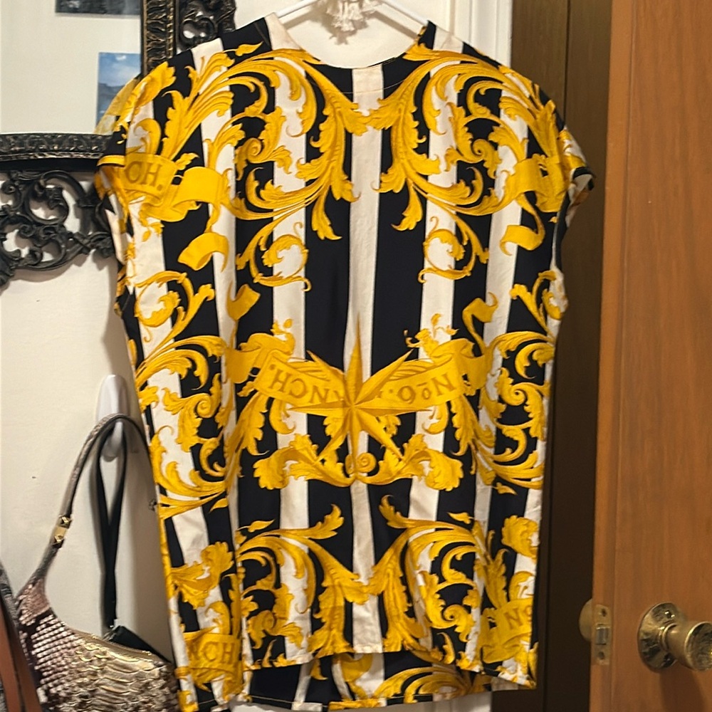100% silk St. John blouse